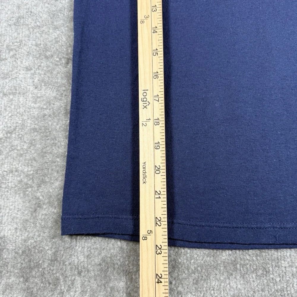 Vintage Russell Athletic T-Shirt Youth Medium Blue Short Sleeve #10‎